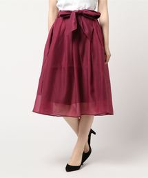 axes femme | ベルト付ロングスカート(スカート)