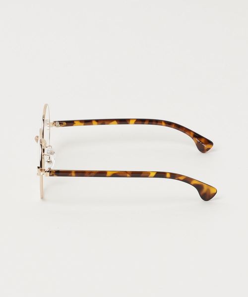 KOBE LETTUCE（コウベレタス）の「選べる[ラウンドorハーフリムボストン]タイプ☆眼鏡 / ダテメガネ / 黒縁 / アイウェア[J592]神戸レタス（メガネ・レディース・ブラック/ブラウン/シルバー/ゴールド・FREE）」の5枚目の写真