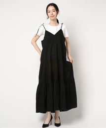 LOWRYS FARM | ドビードットキャミワンピース  793070(ワンピース)