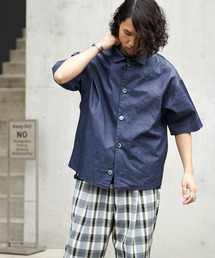 CIAOPANIC | デニム半袖カバーオールシャツ(シャツ/ブラウス)
