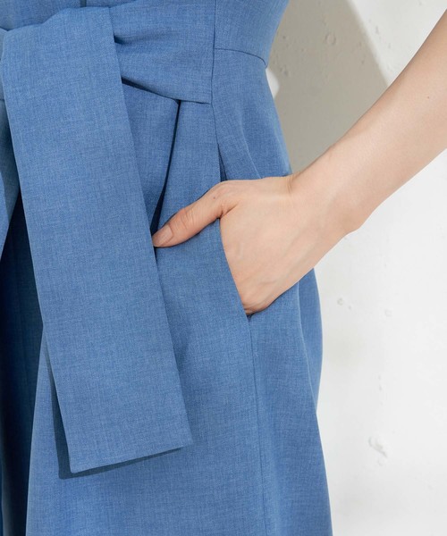 un dix cors（アンディコール）の「フロントリボンワンピース（ワンピース・レディース・ベージュ/ブルー・FREE）」の17枚目の写真