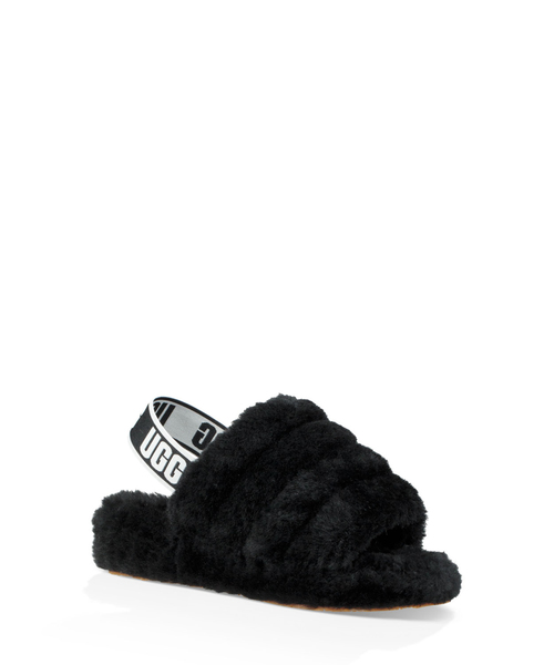 UGG(アグ)の「UGG ”Fluff Yeah Slide” シープスキンサンダル(サンダル・レディース・チャコールグレー/ブラック/ピンク/マルチ・23.0cm/25.0cm/24.0cm)」の8枚目の写真