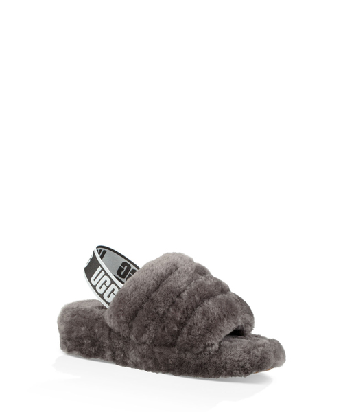 UGG(アグ)の「UGG ”Fluff Yeah Slide” シープスキンサンダル(サンダル・レディース・チャコールグレー/ブラック/ピンク/マルチ・23.0cm/25.0cm/24.0cm)」の15枚目の写真
