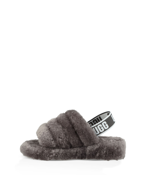 UGG(アグ)の「UGG ”Fluff Yeah Slide” シープスキンサンダル(サンダル・レディース・チャコールグレー/ブラック/ピンク/マルチ・23.0cm/25.0cm/24.0cm)」の14枚目の写真