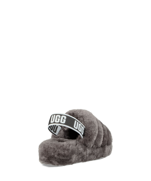 UGG(アグ)の「UGG ”Fluff Yeah Slide” シープスキンサンダル(サンダル・レディース・チャコールグレー/ブラック/ピンク/マルチ・23.0cm/25.0cm/24.0cm)」の13枚目の写真