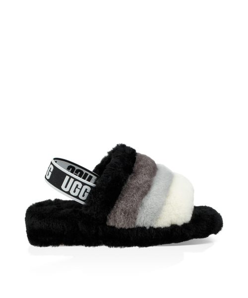UGG(アグ)の「UGG ”Fluff Yeah Slide” シープスキンサンダル(サンダル・レディース・チャコールグレー/ブラック/ピンク/マルチ・23.0cm/25.0cm/24.0cm)」の21枚目の写真