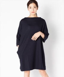 Traditional Weatherwear　ローボトルネック　ドロップスリーブ　ワンピース