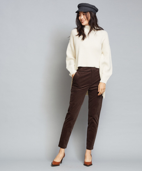 qualite(カリテ)の「ストレッチコーデュロイパンツ(その他パンツ・レディース・ホワイト/キャメル/ダークブラウン・34/36/38/40)」の20枚目の写真