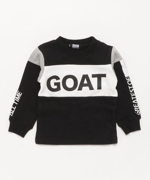 G.O.A.T(ゴート)の「ロゴPt切替トレーナー(スウェット)」 WEAR