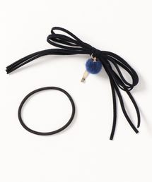 AMERICAN HOLIC | ・スエード風リボンヘアカフス(バレッタ/ヘアクリップ)