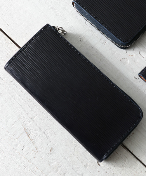 URBAN RESEARCH DOORS（アーバンリサーチドアーズ）の「ロングジップウォレット（財布・メンズ・ネイビー/ブラウン・ONE）」の2枚目の写真