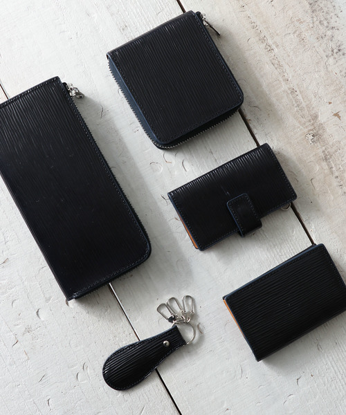 URBAN RESEARCH DOORS（アーバンリサーチドアーズ）の「ロングジップウォレット（財布・メンズ・ネイビー/ブラウン・ONE）」の3枚目の写真