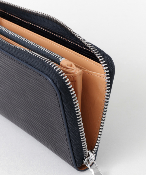 URBAN RESEARCH DOORS（アーバンリサーチドアーズ）の「ロングジップウォレット（財布・メンズ・ネイビー/ブラウン・ONE）」の6枚目の写真