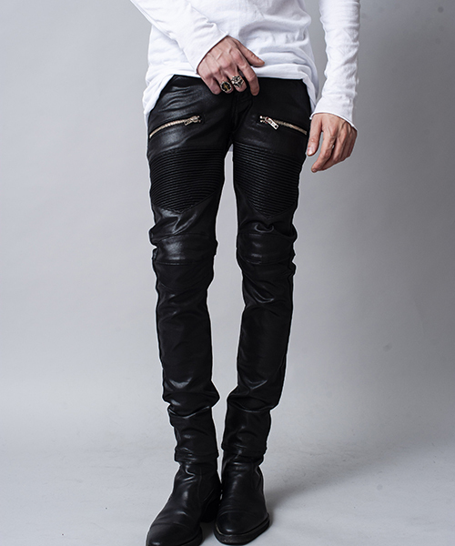 No ID.　コーティングストレッチ2WayライダースJKT&ベルテッドスキニー コーティングストレッチ2WayライダースJKT – NO ID.