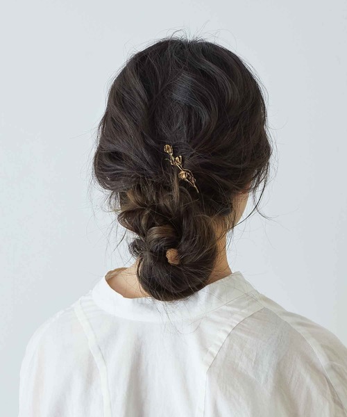 m.soeur（エムスール）の「デルフィニュームのヘアピン＊（ヘアピン・レディース・ゴールド・FREE）」の8枚目の写真