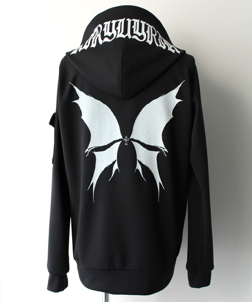 kiryuyrik(キリュウキリュウ)の「ZIP HOODIE(パーカー・メンズ・ブラック・SMALL/MEDIUM/LARGE/X-LARGE)」の10枚目の写真