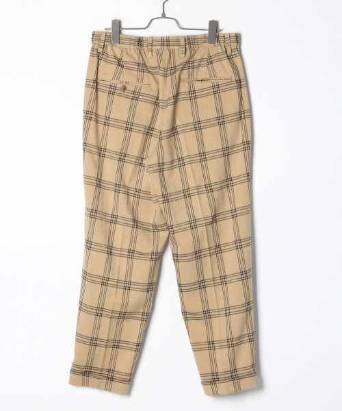 GLOBAL WORK（グローバルワーク）の「チェックイージーテーパードパンツ/824050（その他パンツ・メンズ・チャコールグレー/ベージュ・SMALL/MEDIUM/LARGE）」の4枚目の写真