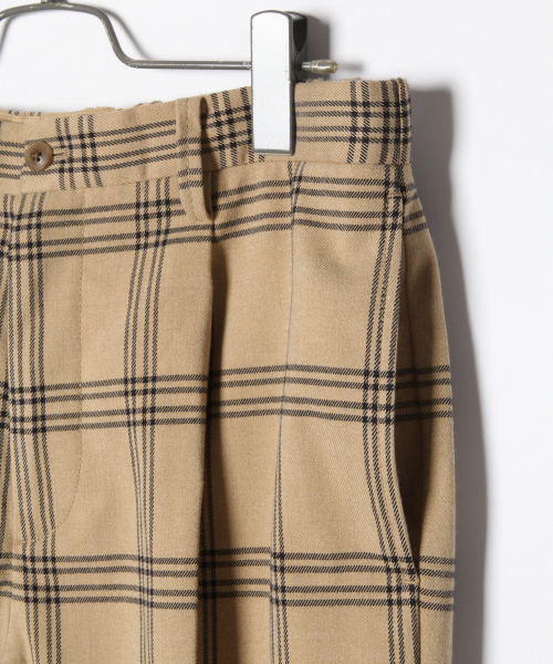 GLOBAL WORK（グローバルワーク）の「チェックイージーテーパードパンツ/824050（その他パンツ・メンズ・チャコールグレー/ベージュ・SMALL/MEDIUM/LARGE）」の7枚目の写真