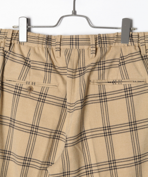 GLOBAL WORK（グローバルワーク）の「チェックイージーテーパードパンツ/824050（その他パンツ・メンズ・チャコールグレー/ベージュ・SMALL/MEDIUM/LARGE）」の5枚目の写真