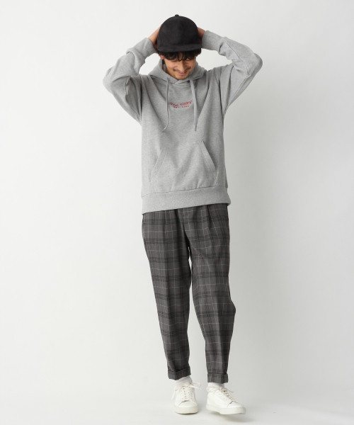 GLOBAL WORK（グローバルワーク）の「チェックイージーテーパードパンツ/824050（その他パンツ・メンズ・チャコールグレー/ベージュ・SMALL/MEDIUM/LARGE）」の11枚目の写真