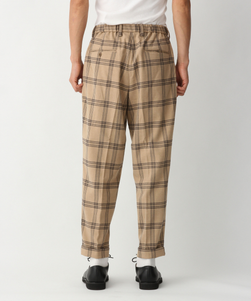 GLOBAL WORK（グローバルワーク）の「チェックイージーテーパードパンツ/824050（その他パンツ・メンズ・チャコールグレー/ベージュ・SMALL/MEDIUM/LARGE）」の14枚目の写真