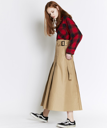 TRUNO by NOISE MAKER | トレンチディテールスカート(スカート)