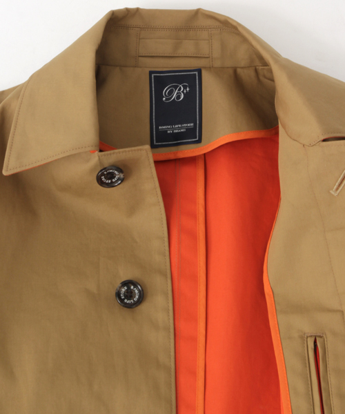 B:MING by BEAMS（ビーミングバイビームス）の「ビーミング by ビームス / ボンディングステンカラー（ステンカラーコート・メンズ・ベージュ/ブルー/ネイビー/マスタード・SMALL/X-LARGE/MEDIUM/LARGE）」の11枚目の写真