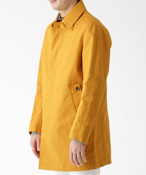B:MING by BEAMS（ビーミングバイビームス）の「ビーミング by ビームス / ボンディングステンカラー（ステンカラーコート・メンズ・ベージュ/ブルー/ネイビー/マスタード・SMALL/X-LARGE/MEDIUM/LARGE）」の14枚目の写真