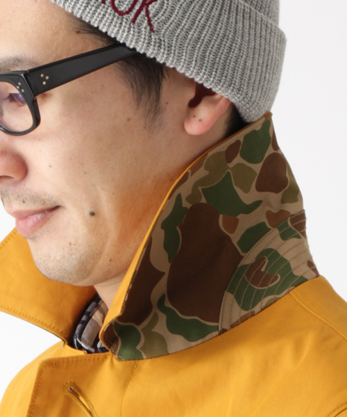 B:MING by BEAMS（ビーミングバイビームス）の「ビーミング by ビームス / ボンディングステンカラー（ステンカラーコート・メンズ・ベージュ/ブルー/ネイビー/マスタード・SMALL/X-LARGE/MEDIUM/LARGE）」の15枚目の写真