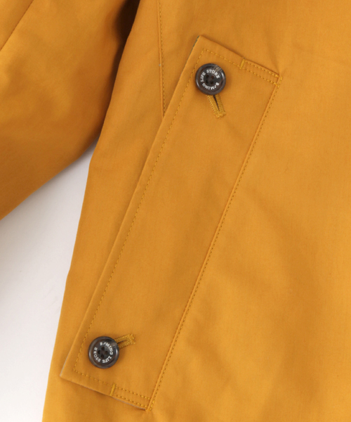 B:MING by BEAMS（ビーミングバイビームス）の「ビーミング by ビームス / ボンディングステンカラー（ステンカラーコート・メンズ・ベージュ/ブルー/ネイビー/マスタード・SMALL/X-LARGE/MEDIUM/LARGE）」の17枚目の写真