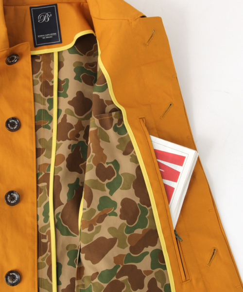 B:MING by BEAMS（ビーミングバイビームス）の「ビーミング by ビームス / ボンディングステンカラー（ステンカラーコート・メンズ・ベージュ/ブルー/ネイビー/マスタード・SMALL/X-LARGE/MEDIUM/LARGE）」の18枚目の写真