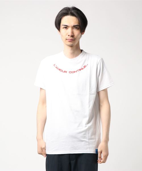 MAISON HONORE(メゾンオノレ)の「L'AMOUR CONTINUE White(Tシャツ/カットソー・メンズ・ホワイト・SMALL/MEDIUM/X-LARGE/LARGE)」の4枚目の写真