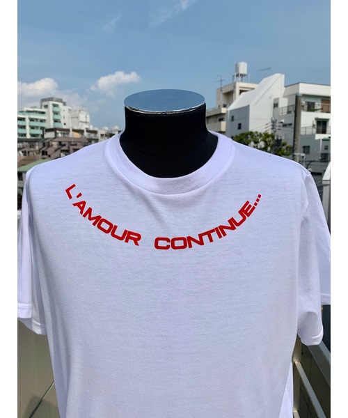 MAISON HONORE(メゾンオノレ)の「L'AMOUR CONTINUE White(Tシャツ/カットソー・メンズ・ホワイト・SMALL/MEDIUM/X-LARGE/LARGE)」の6枚目の写真