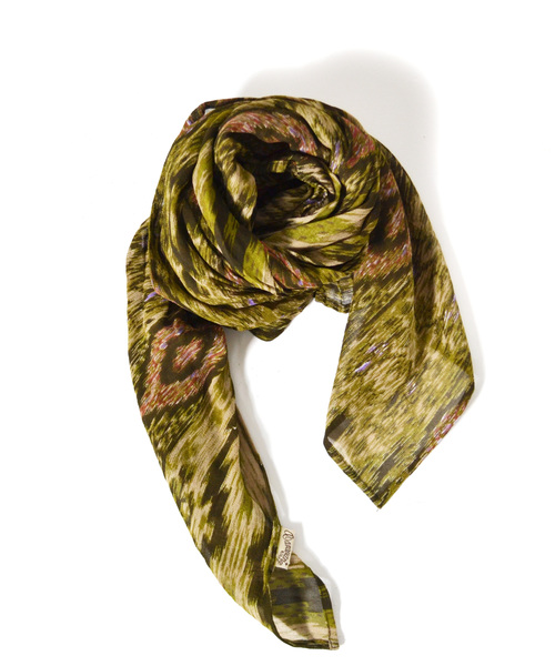 Caravana By A I C キャラバーナ バイ エーアイシー の ラスリング ネイティブ Print Scarf バンダナ スカーフ Wear