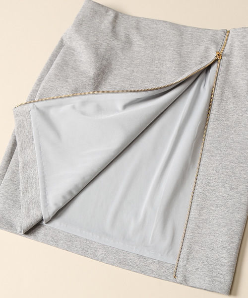 Liesse（リエス）の「【5】ファスナー付スカート（スカート・レディース・ホワイト/グレー/ネイビー・3/2）」の8枚目の写真