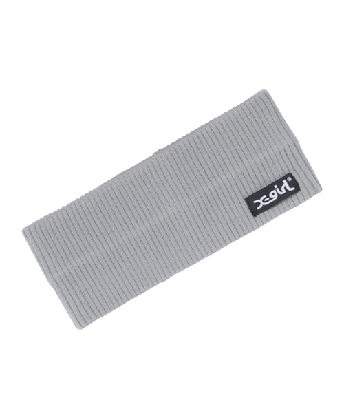 X-girl（エックスガール）の「BASIC KNIT HAIR BAND（ヘアバンド・レディース・ブラック/グレー/レッド・ONE SIZE）」の3枚目の写真