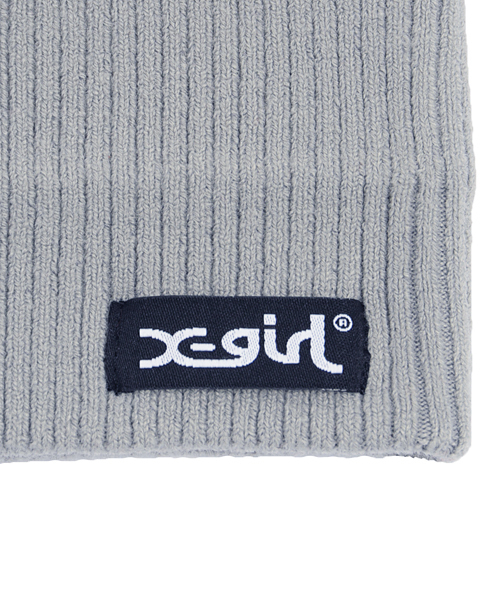 X-girl（エックスガール）の「BASIC KNIT HAIR BAND（ヘアバンド・レディース・ブラック/グレー/レッド・ONE SIZE）」の5枚目の写真