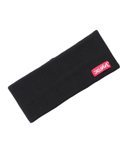 X-girl（エックスガール）の「BASIC KNIT HAIR BAND（ヘアバンド・レディース・ブラック/グレー/レッド・ONE SIZE）」の8枚目の写真