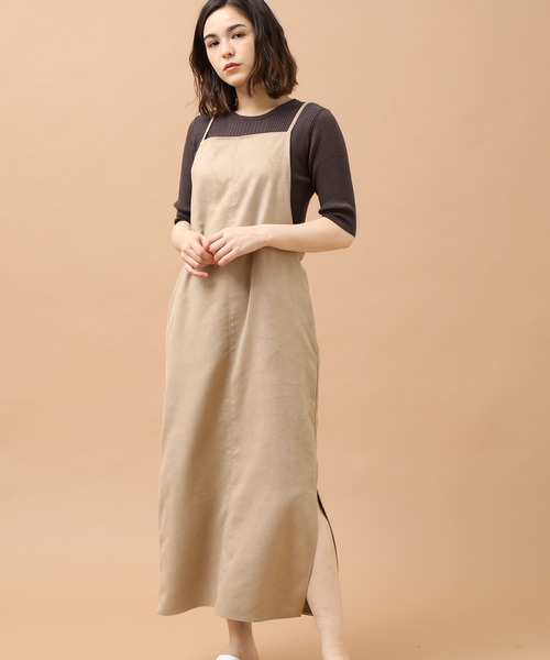 Salon Adam Et Rope サロン アダム エ ロペ の フェイクスエードキャリドレス ワンピース Wear