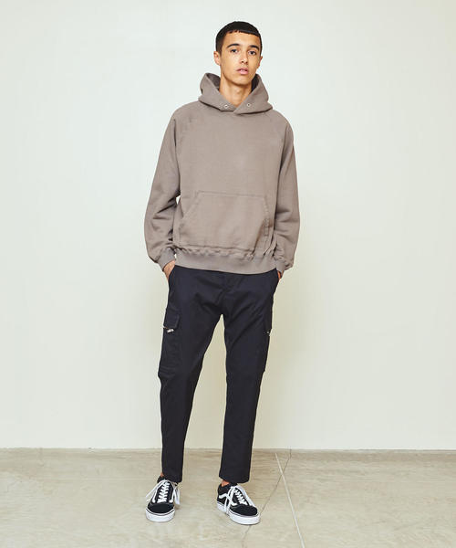 UNITED ARROWS & SONS（ユナイテッドアローズアンドサンズ）の「UNITED ARROWS & SONS（ユナイテッドアローズ＆サンズ）BASIS HOODIE（パーカー・メンズ・ブラック/ライトピンク/グレー・X-LARGE/MEDIUM/SMALL/LARGE）」の19枚目の写真