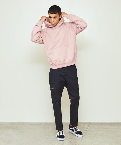 UNITED ARROWS & SONS（ユナイテッドアローズアンドサンズ）の「UNITED ARROWS & SONS（ユナイテッドアローズ＆サンズ）BASIS HOODIE（パーカー・メンズ・ブラック/ライトピンク/グレー・X-LARGE/MEDIUM/SMALL/LARGE）」の17枚目の写真