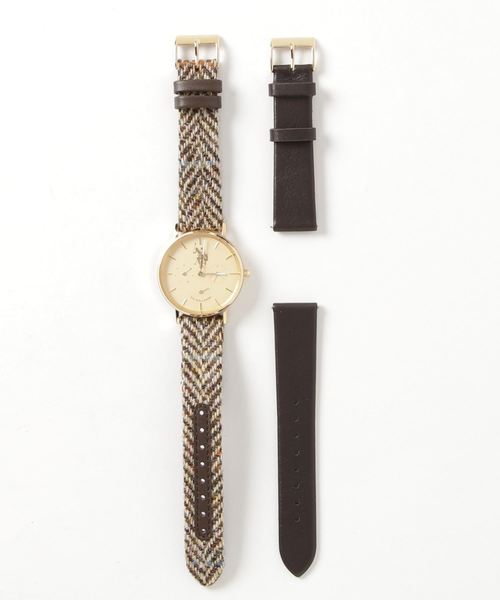 U.S. POLO ASSN.(ユーエスポロアッスン)の「【U.S. POLO ASSN.】ユーエスポロアッスン 腕時計 マルチファンクション 36mm クォーツ(アナログ腕時計・レディース・カーキ/アイボリー/シルバー×ブルー・FREE)」の5枚目の写真