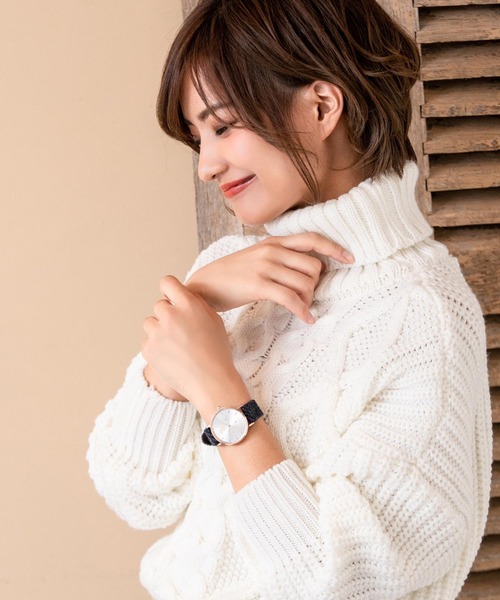 U.S. POLO ASSN.(ユーエスポロアッスン)の「【U.S. POLO ASSN.】ユーエスポロアッスン 腕時計 マルチファンクション 36mm クォーツ(アナログ腕時計・レディース・カーキ/アイボリー/シルバー×ブルー・FREE)」の11枚目の写真