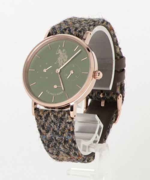 U.S. POLO ASSN.(ユーエスポロアッスン)の「【U.S. POLO ASSN.】ユーエスポロアッスン 腕時計 マルチファンクション 36mm クォーツ(アナログ腕時計・レディース・カーキ/アイボリー/シルバー×ブルー・FREE)」の16枚目の写真