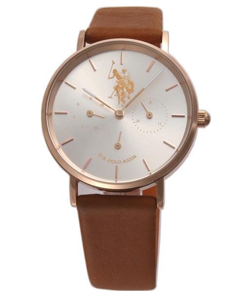U.S. POLO ASSN.(ユーエスポロアッスン)の「【U.S. POLO ASSN.】ユーエスポロアッスン 腕時計 マルチファンクション 36mm クォーツ(アナログ腕時計・レディース・カーキ/アイボリー/シルバー×ブルー・FREE)」の19枚目の写真