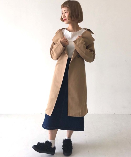 セール ブランド古着 スプリングコート その他アウター E Hyphen World Gallery イーハイフンワールドギャラリー のファッション通販 Zozoused