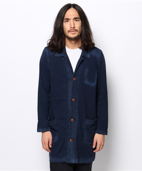 CIAOPANIC（チャオパニック）の「【CIaopanic】INDGショップコート（その他アウター・メンズ・ネイビー/ブルー・MEDIUM/LARGE）」の3枚目の写真