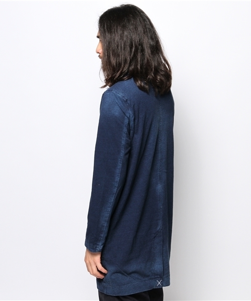 CIAOPANIC（チャオパニック）の「【CIaopanic】INDGショップコート（その他アウター・メンズ・ネイビー/ブルー・MEDIUM/LARGE）」の4枚目の写真