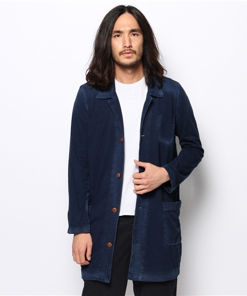 CIAOPANIC（チャオパニック）の「【CIaopanic】INDGショップコート（その他アウター・メンズ・ネイビー/ブルー・MEDIUM/LARGE）」の6枚目の写真