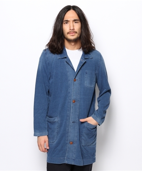 CIAOPANIC（チャオパニック）の「【CIaopanic】INDGショップコート（その他アウター・メンズ・ネイビー/ブルー・MEDIUM/LARGE）」の12枚目の写真